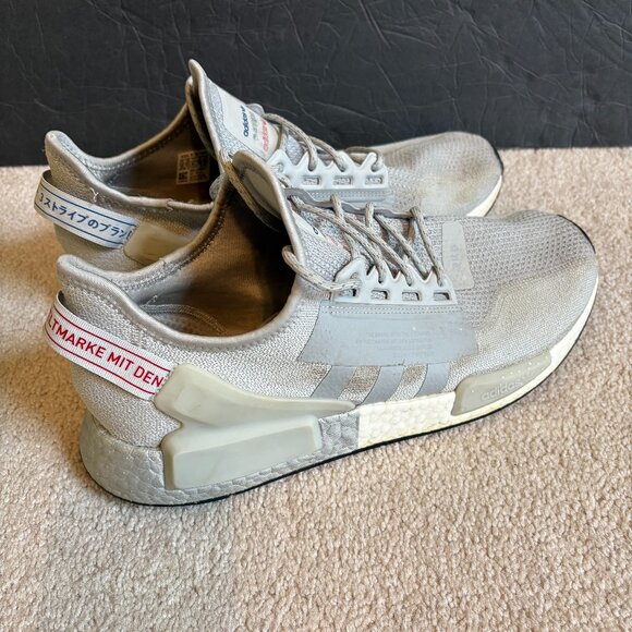 Adidas NMD v2 Men's Running Athletic Shoes Size 12 Gray FW5328 - Picture 1 of 10